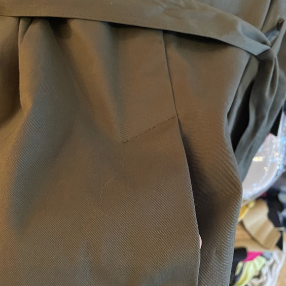 💝 12-14 L XL 🫒cotton stretch casual belted jacket cardi c… - Picture 7 of 11